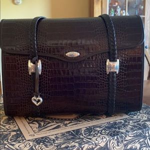 Brighton briefcase/messenger bag. Like new